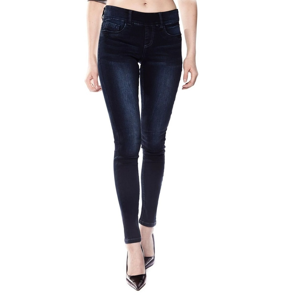 Jeaniologie ™ Women Pull On Jegging | Dark Wash Size 8